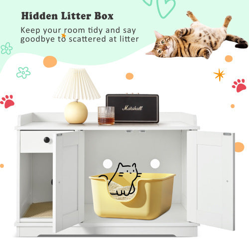 Cabinetry With Litter Box Enclosure