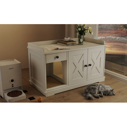 Cabinetry With Litter Box Enclosure