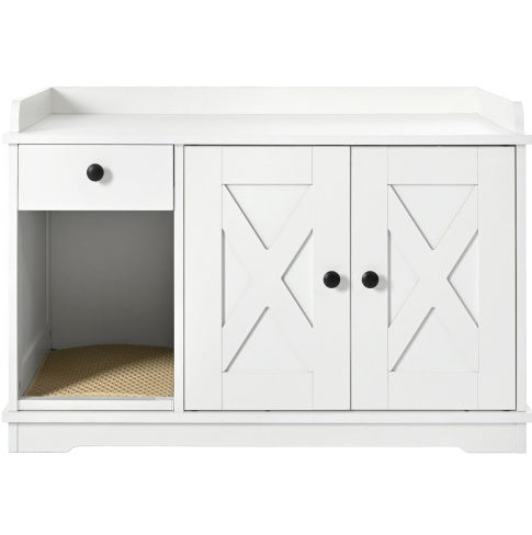 Cabinetry With Litter Box Enclosure
