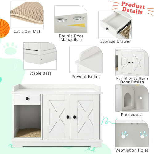 Cabinetry With Litter Box Enclosure