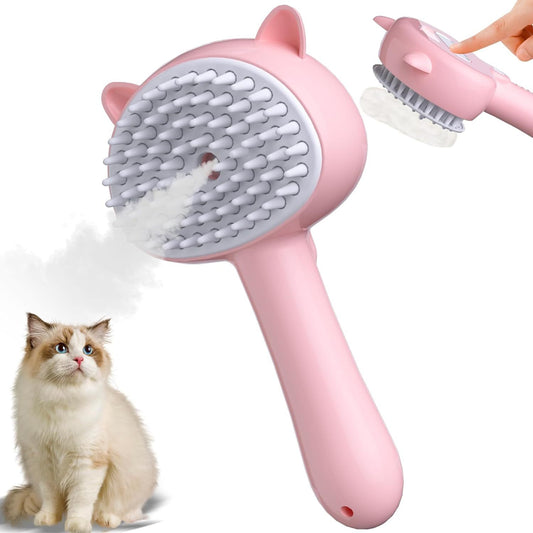 Soft Rubber-Bristled Steam Brush