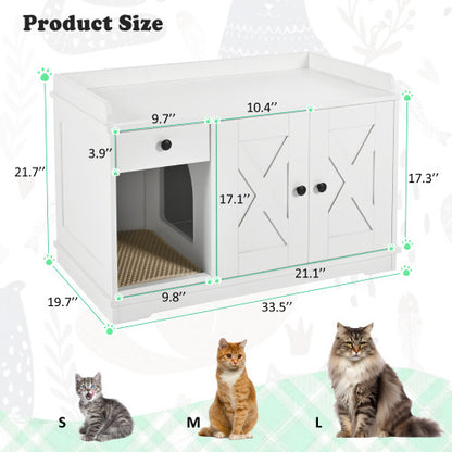 Cabinetry With Litter Box Enclosure